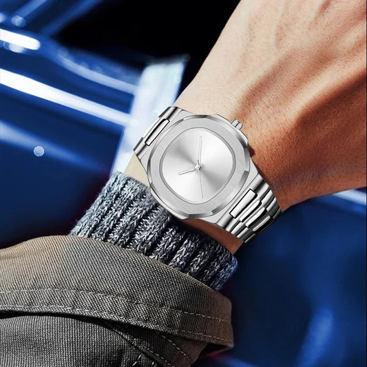 Pintime Nautilus Men's Watch - Casual Business Waterproof Quartz