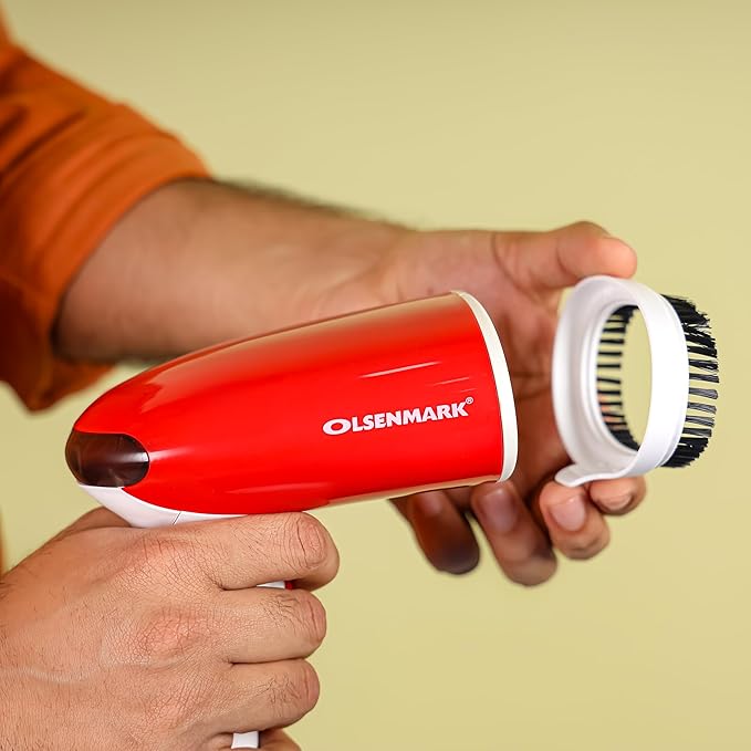 Olsenmark Portable Handheld Garment Steamer - Red & White