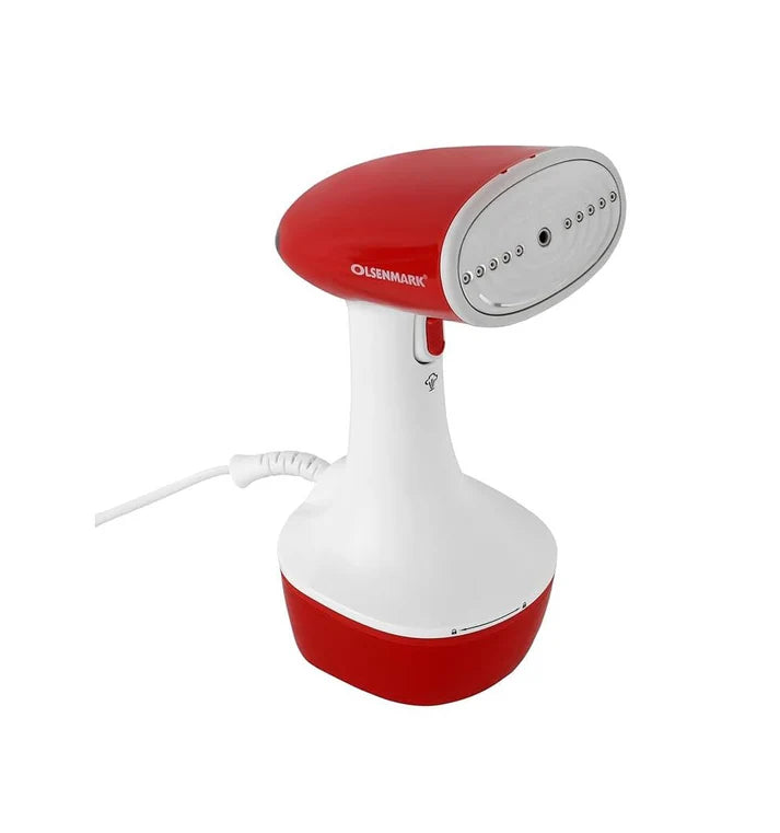 Olsenmark Portable Handheld Garment Steamer - Red & White