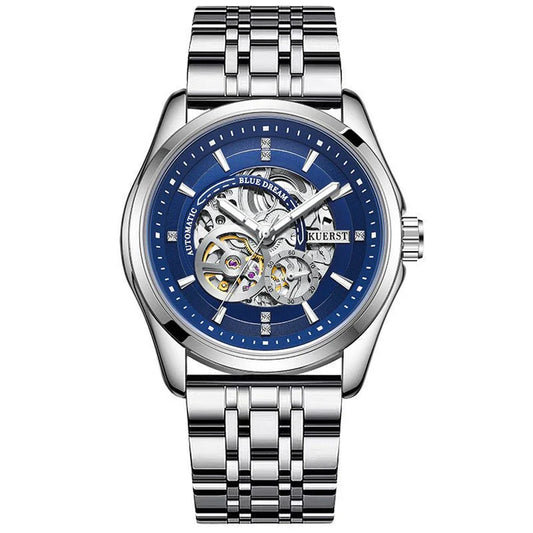 Kuerst Automatic Mechanical Watch - Luminous Skeleton Dial