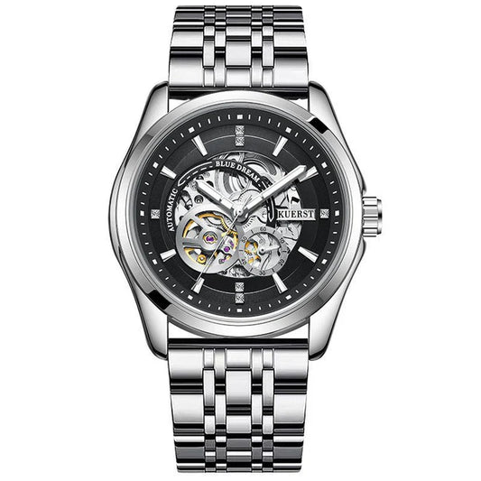 Kuerst Automatic Mechanical Watch - Luminous Skeleton Dial