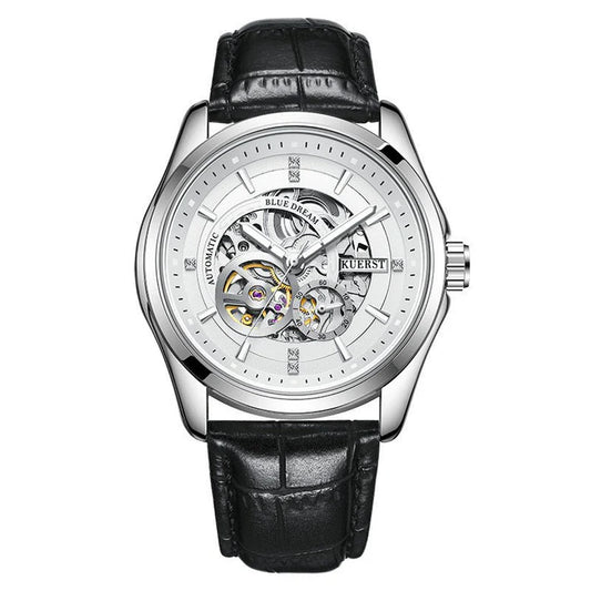 Kuerst Automatic Mechanical Watch - Luminous Skeleton Dial