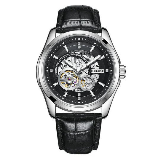 Kuerst Automatic Mechanical Watch - Luminous Skeleton Dial