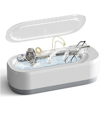 Portable Ultrasonic Cleaner for Jewelry, Glasses & Watches - Low Noise